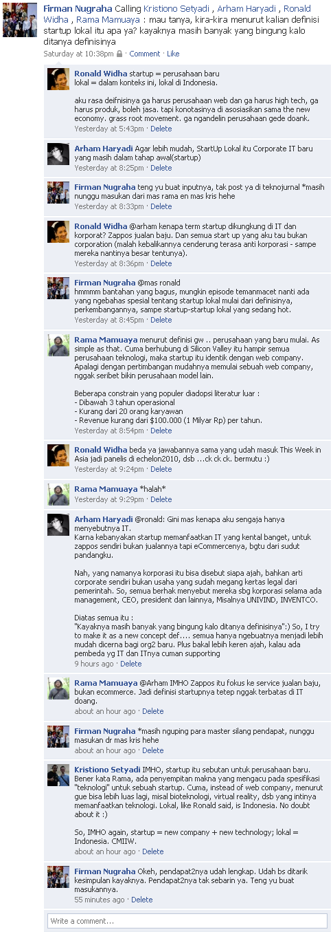 definisi startup lokal diskusi pengertian startup lokal